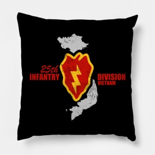 25th Infantry Division (distressed) Pillow