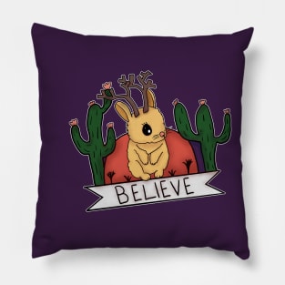 Jackalope: Believe Pillow