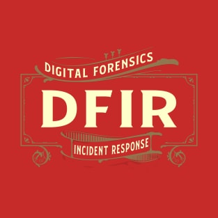 DFIR - Red Background T-Shirt