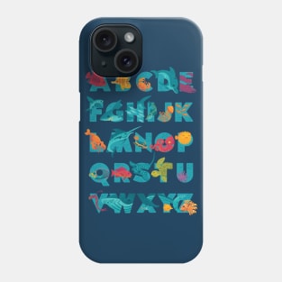 Aqualphabet Phone Case