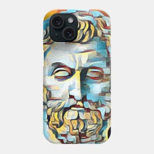 Thales of Miletus Abstract Portrait | Thales of Miletus Artwork 2 Phone Case