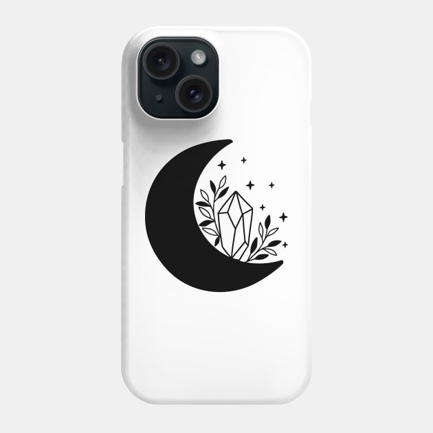 Witchy Moon Phone Case by Designs by Katie Leigh