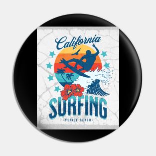 California Surfing - Venice Beach Pin