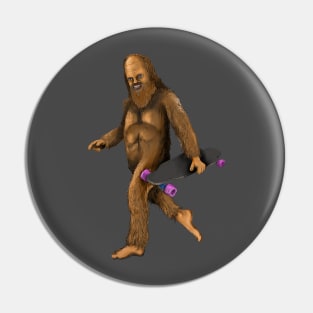 Bigfoot Skateboard Pin