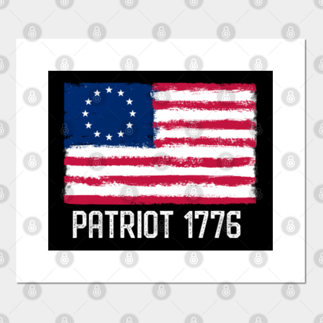 Betsy Ross Flag Patriot Flag 4th Of July Betsy Ross Flag Posters And Art Prints Teepublic