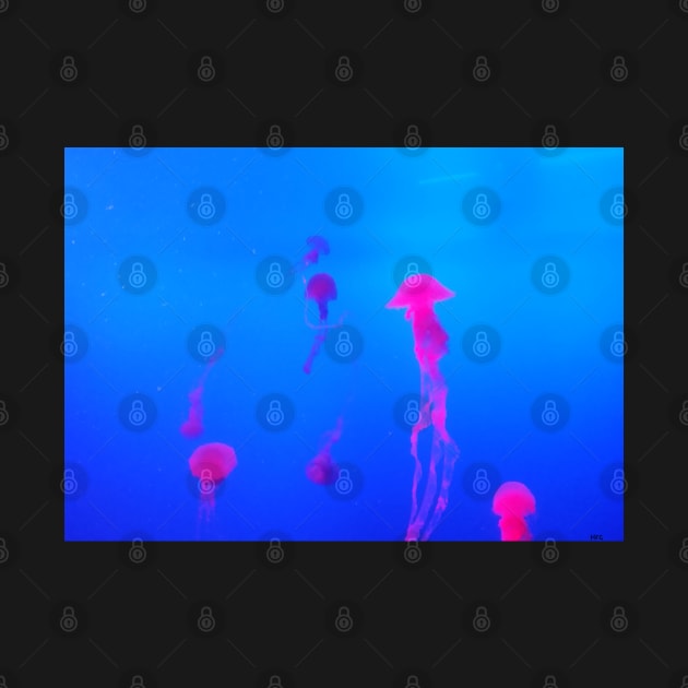 Neon Pink Jellyfish! by HFGJewels