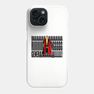 Red General (black letters) Phone Case