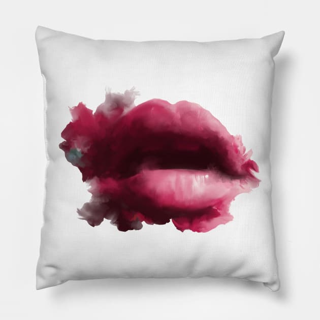 Lips Pillow by Ontav