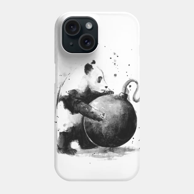 Boom Panda Phone Case by Olechka