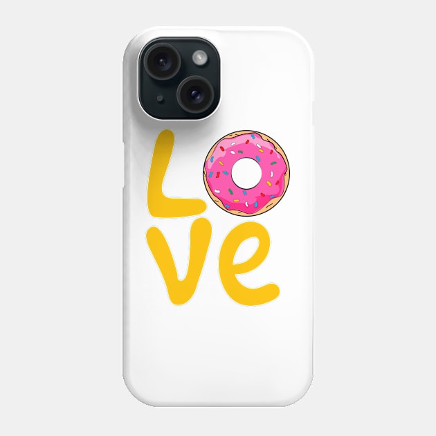 LOVE DONUTS SIMPFNT Phone Case by SIMPLICITEE