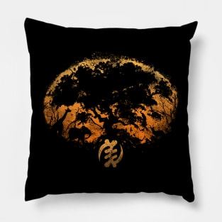 Tree of African Animals Pillow