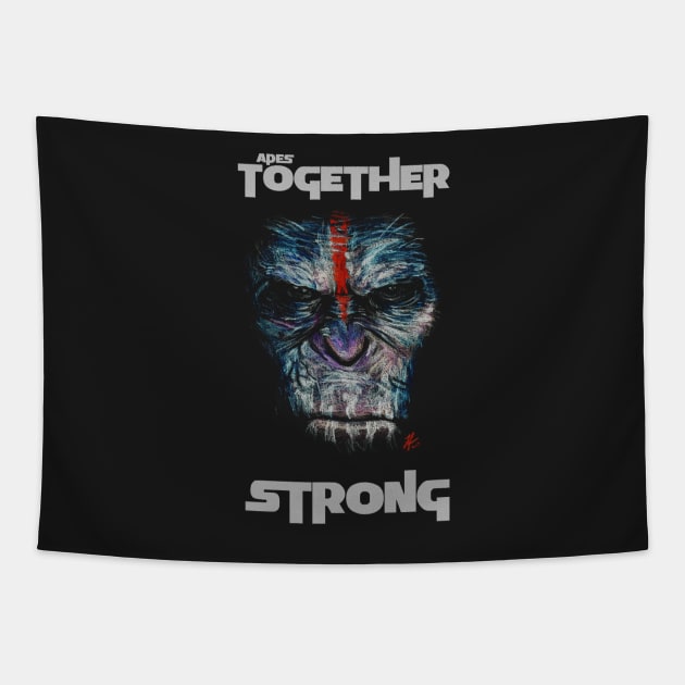 Together Strong Tapestry by RevxArt