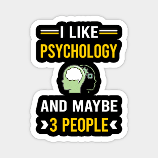 3 People Psychology Magnet