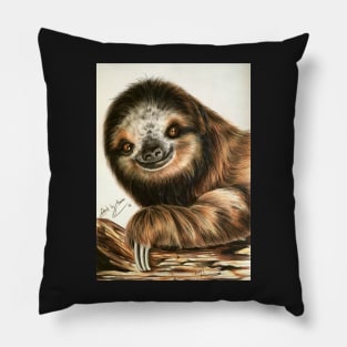 Smiling Sloth Pillow