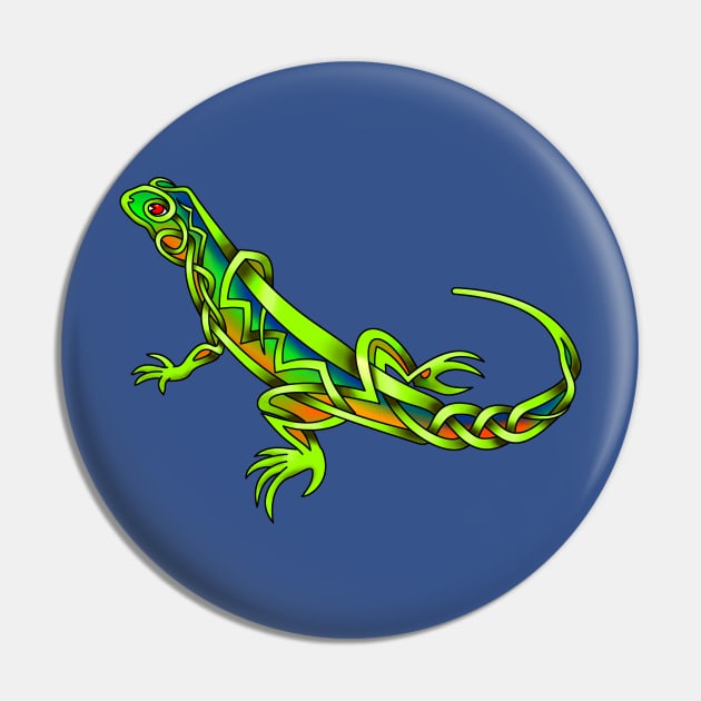 Lizard Pin by KnotYourWorld4