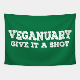 cool Veganuary 2021 Tapestry