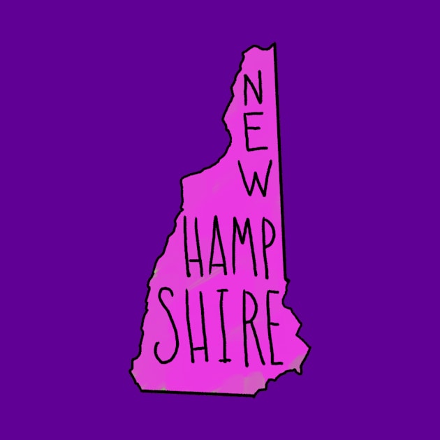 The State of New Hampshire - Purple by loudestkitten