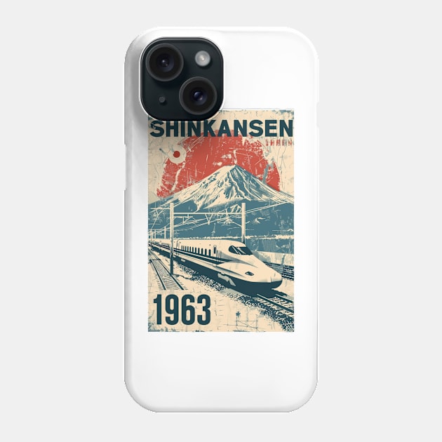 Shinkansen 2 Phone Case by Beni-Shoga-Ink