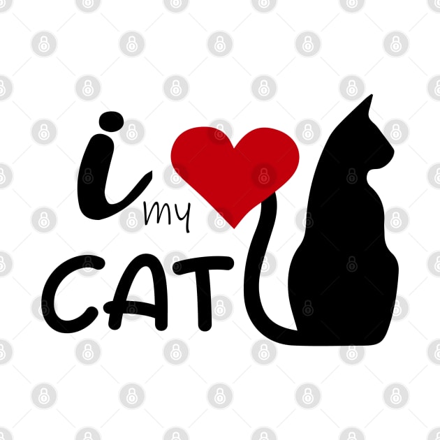 I LOVE MY CAT by florya