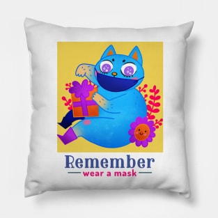 Remember wear a mask Pillow