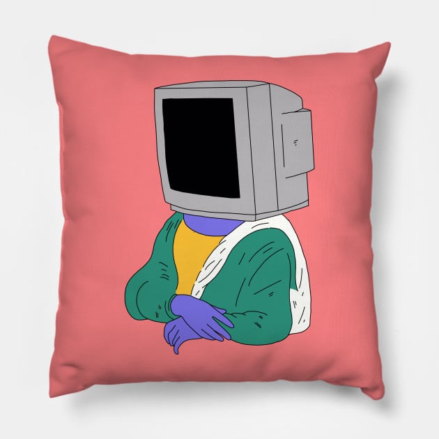 media lisa Pillow by nicolemauck