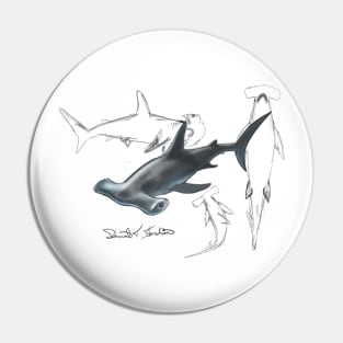 Hammerhead Shark Pin