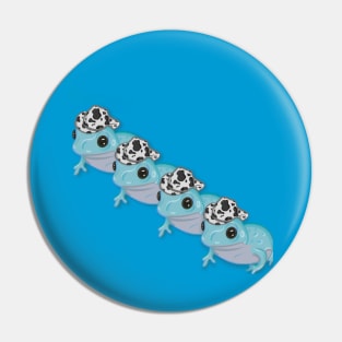 Ooh wee ooh frogs Pin