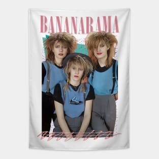 Bananarama - Retro 80s Fan Art Design Tapestry