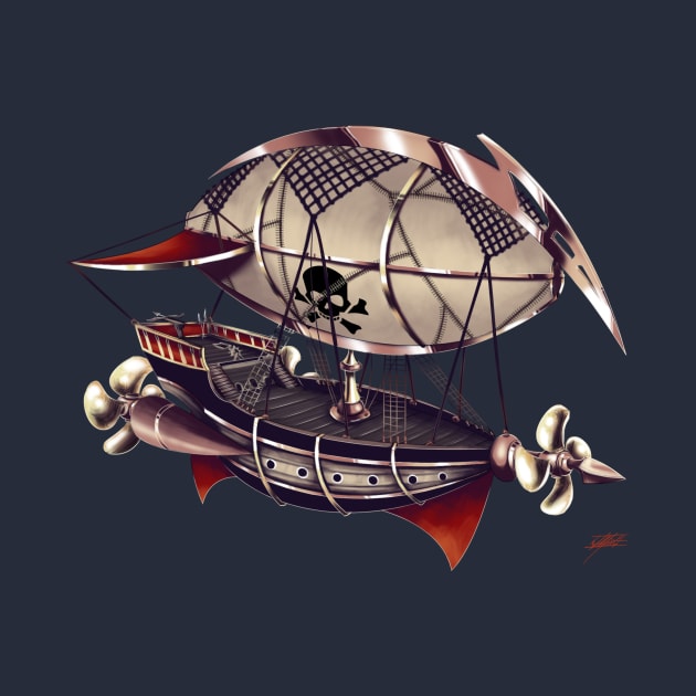 Pirate Airship by Indi Martin