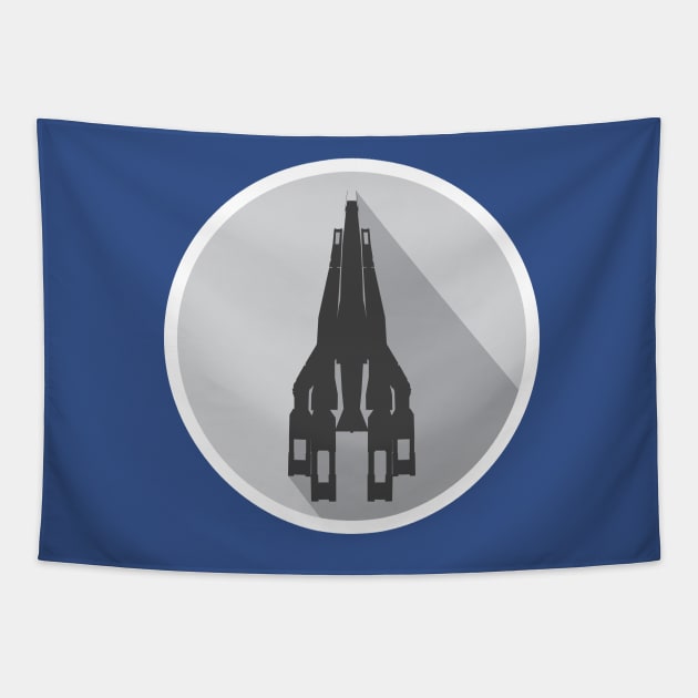 Minimal SR1 Badge of Honor Tapestry by JWDesigns