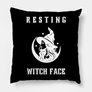 Resting Witch face Pillow