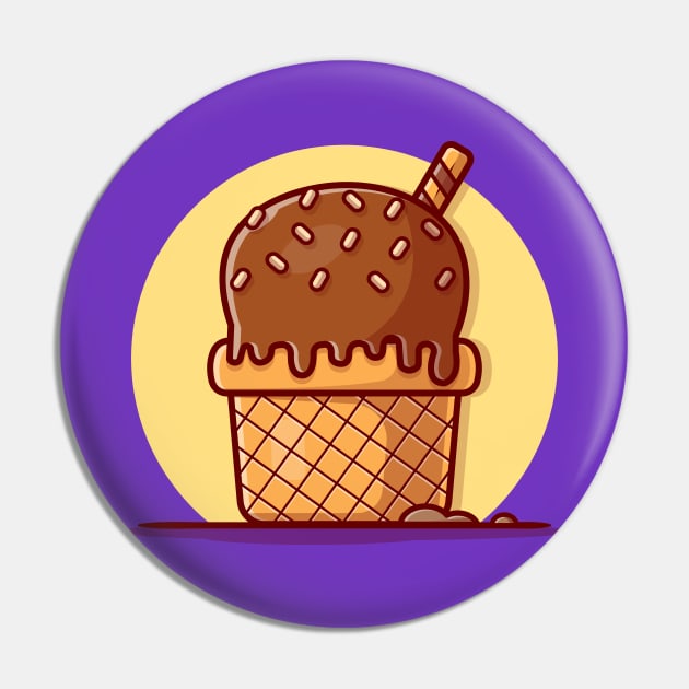 Ice Cream Scoop Cartoon Vector Icon Illustration Pin by Catalyst Labs