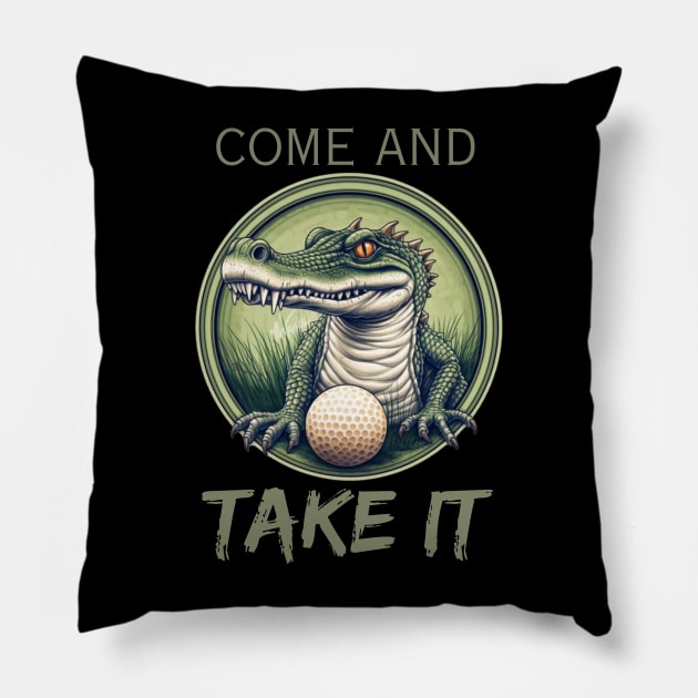 Come And Take It Pillow by Mortal Goods