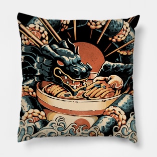 Dragon Sushi Ramen - Black Pillow