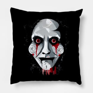 Jigsaw Billy The Puppet Pillow