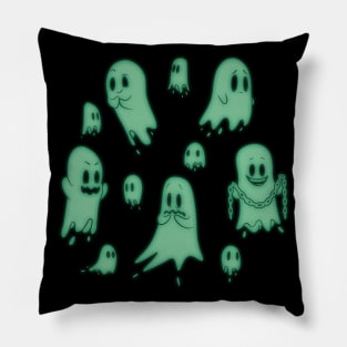 Ghosty Ghosts - Faux Glow Edition Pillow