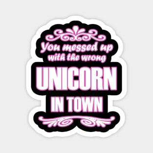 Girls, women, unicorn, birthday Magnet