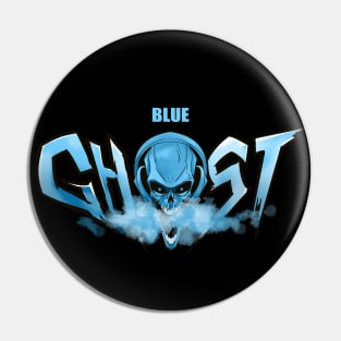 Blue Ghost- Manga Logo Pin