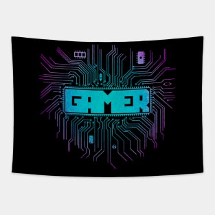 Gamers Digital Logo PSVersion Tapestry