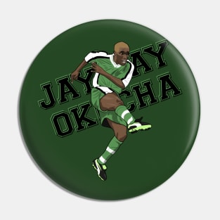 Jay Jay Okocha Nigeria Football Pin