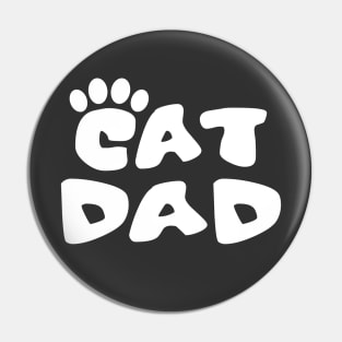 Cat Dad Logo Pin