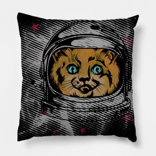 Space cat Pillow