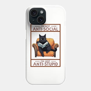 I'm Not Antisocial Phone Case