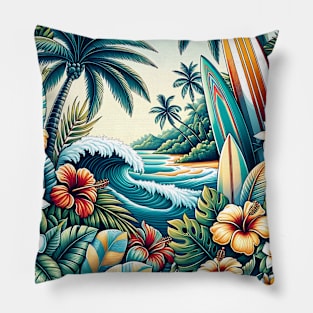 Hawaiian Tropics by Hawaii Nei All Day Pillow