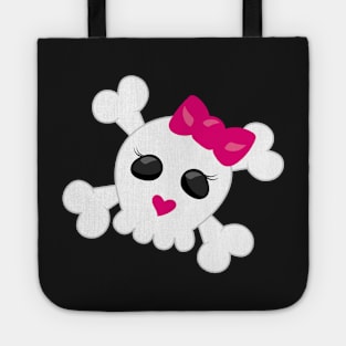 Cute Skull and Cross Bones Tote