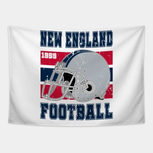 New England Retro Football Tapestry