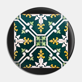 Traditional Portuguese glazed tiles Pin