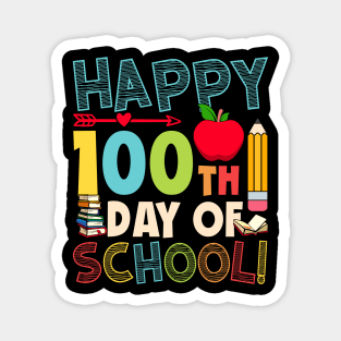 100th Day of School Teachers Kids Child Happy 100 Days Magnet