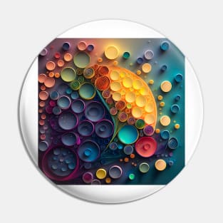 Celebrate Pride with this Phantasmal Iridescent circles and dots in exotic colors ! Pin