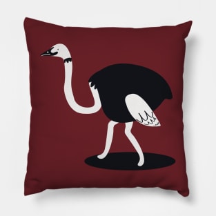 Ostrich Cute Cartoon Pillow